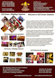 Welcome to a2z Events & Wedding Solutions,  Pakistan's top best,  