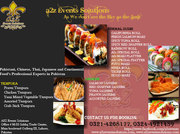 Pakistani,  Chinese,  Thai,  Japanese and Continental Food's Professional